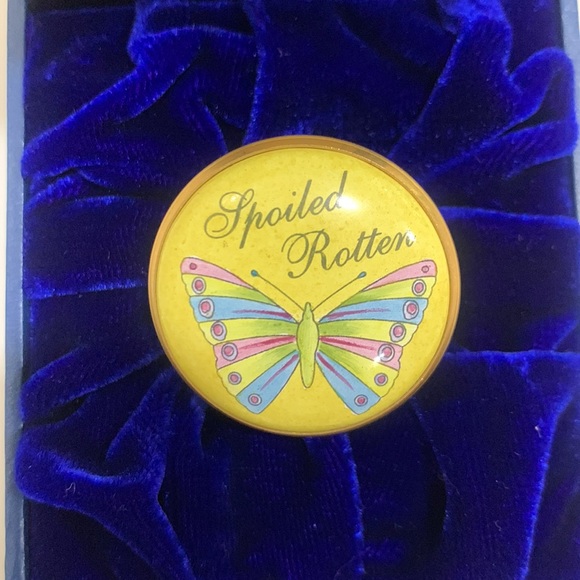 Enamel Trinket Box - Halycon Dave's - Picture 1 of 15